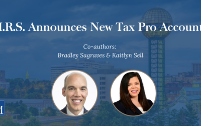 I.R.S. Announces New Tax Pro Account