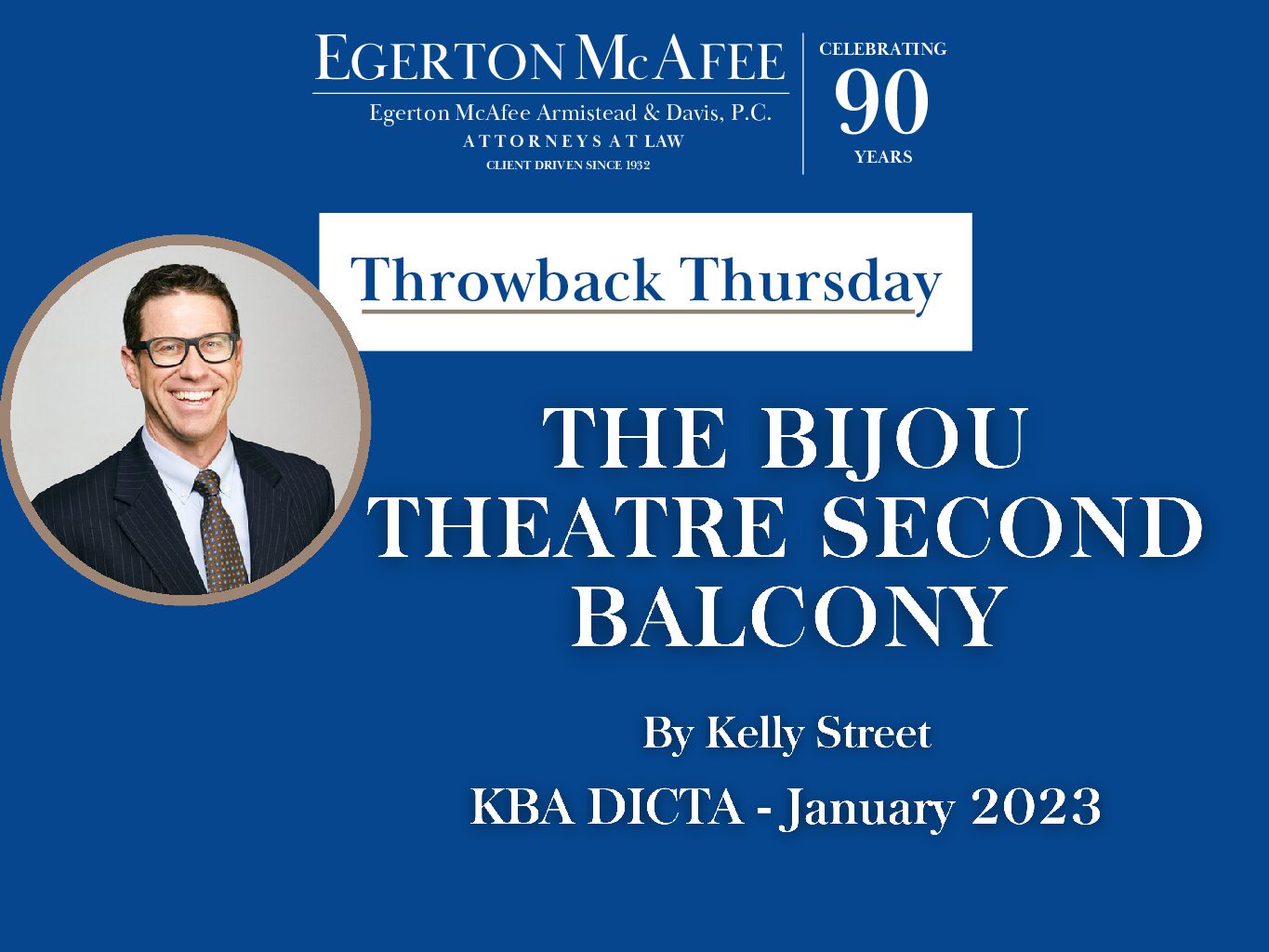 Throwback Thursday – THE BIJOU THEATRE SECOND BALCONY by Kelly Street